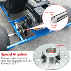 GREHUA Go Kart 40/41/420 Chain Sprocket 48 Tooth and Hub with 1" bore 1/4 Keyway Compatible with Predator 212cc 196cc 6.5HP GX160 GX200 Dune Buggy Drift Trike Heavy Duty Go Kart Cart Parts