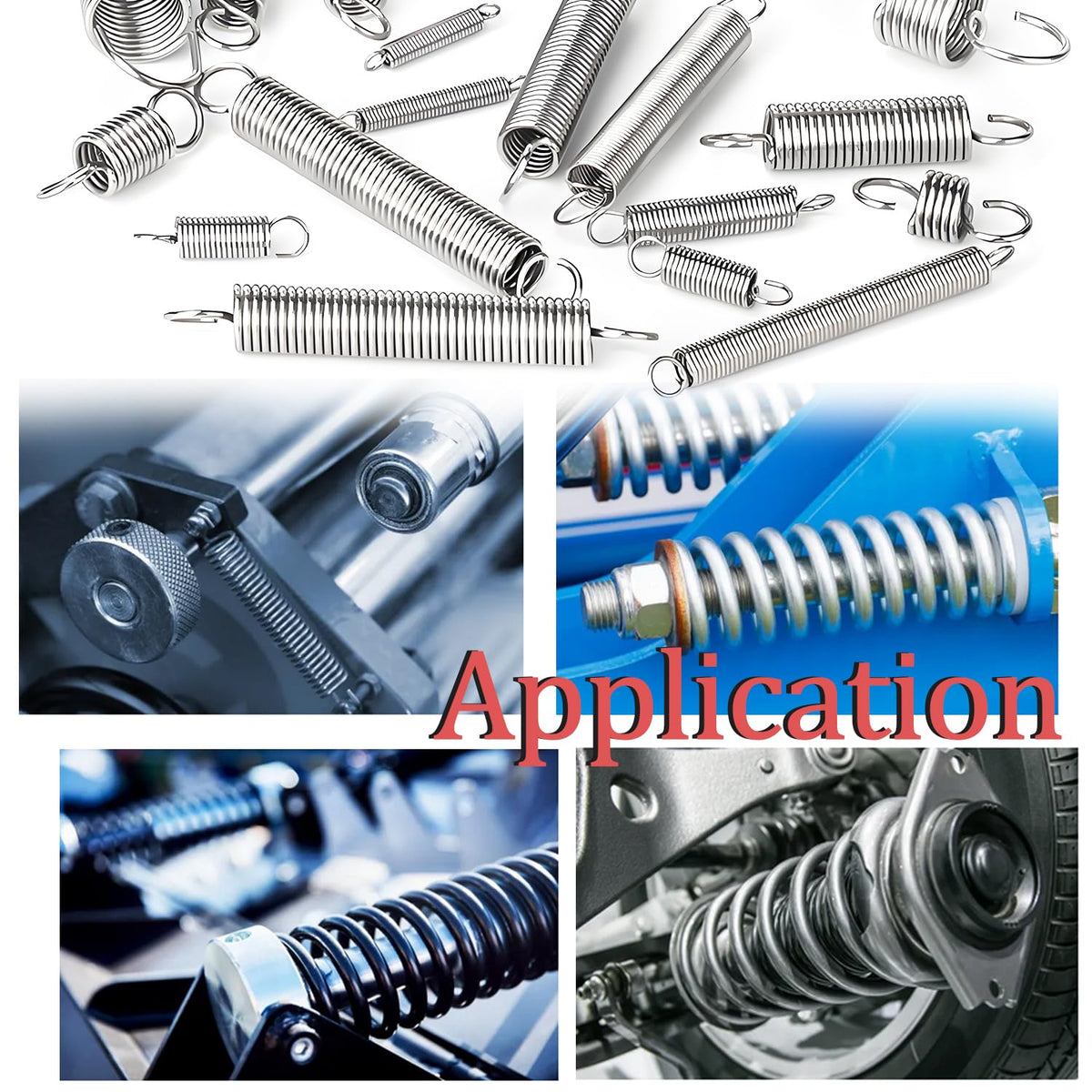 133PCS Extension Spring Assortment Kit 18 Different Sizes