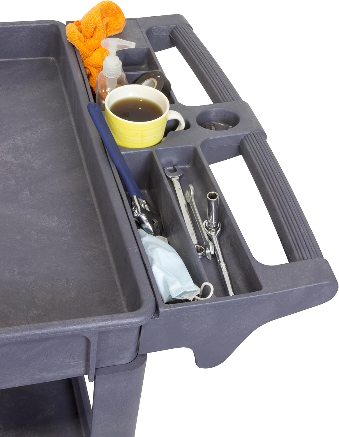 500-Pound Capacity 46 By 25.5-Inch Extra Wide Service Utility Cart