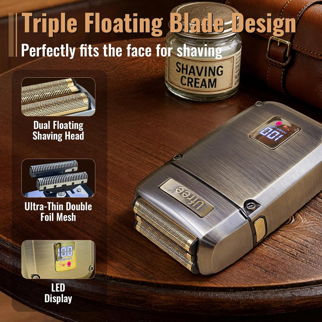 Beard Trimmer, Hair Clippers Mens Shaver Electric Razor, Hair Trimmer for Men Cordless Barber Clippers and Trimmers