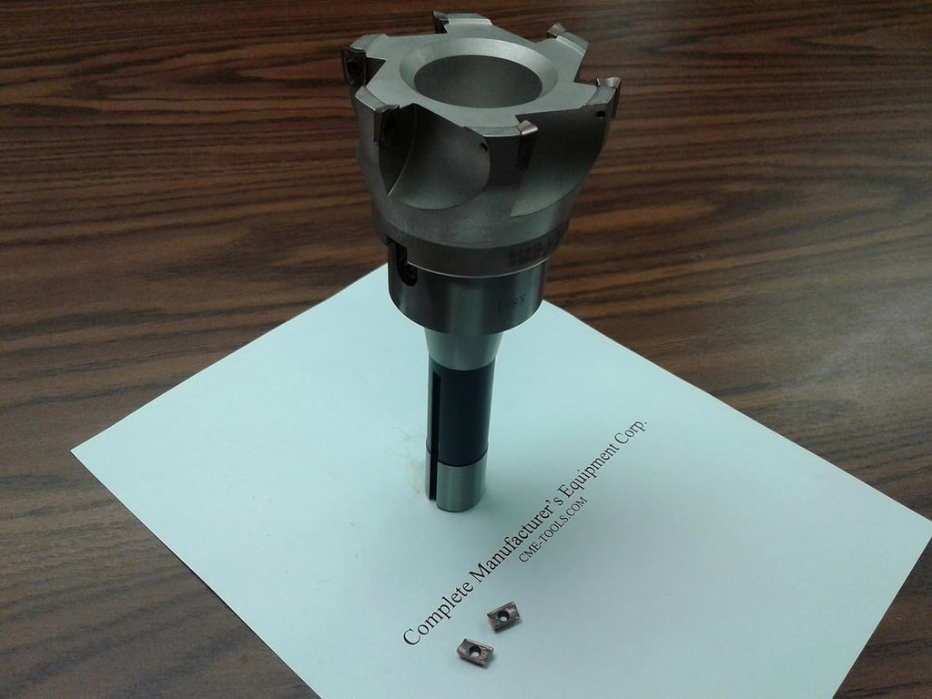 3" 90 Degree indexable face Mill, Shell Mill Sandvik, R8 Arbor #506-SDVK-3