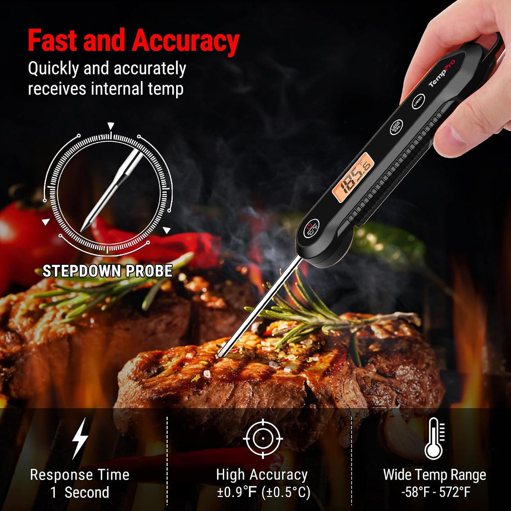 TempSwift 1 Sec Meat Thermometer Digital for Kitchen Cooking Food
