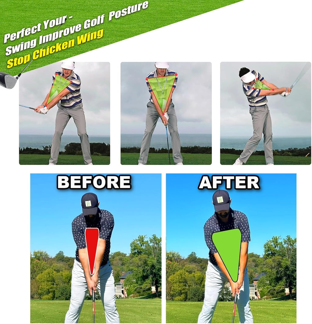 Compression Golf Swing Trainer Ball with Pure Strike Training Aid | Golf Swing Trainer Ball Featuring Soft Memory