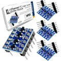 10PCS 4-Channel Logic Level Shifter Modules, 3.3V to 5V Converter
