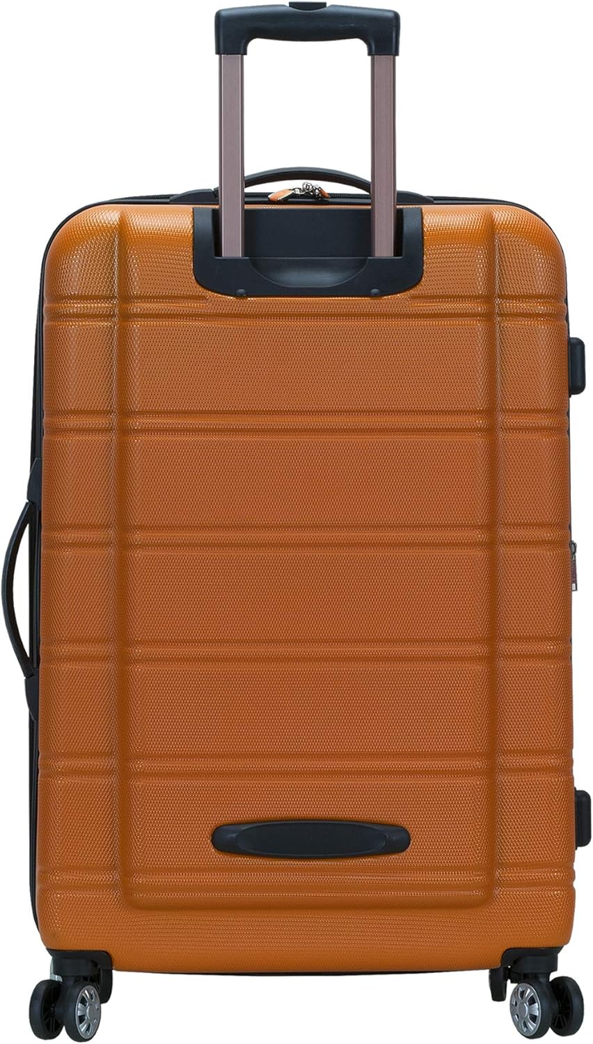 Melbourne Hardside 2 Piece Expandable Spinner Wheel Luggage Set, (20"/28"), Orange