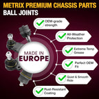 Metrix Premium Chassis Parts Ball Joint Kit Fits Dodge Ram 1500 2002-2005