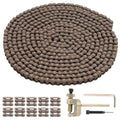 25H Roller Chain 10 Feet 480 Links Heavy Duty Replacement Chain