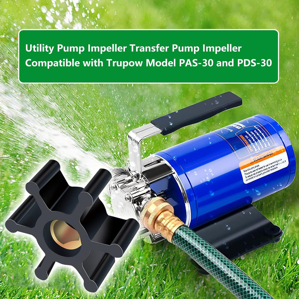 Utility Pump Replacement Impeller Compatible with Trupow PAS-30 and PDS-30