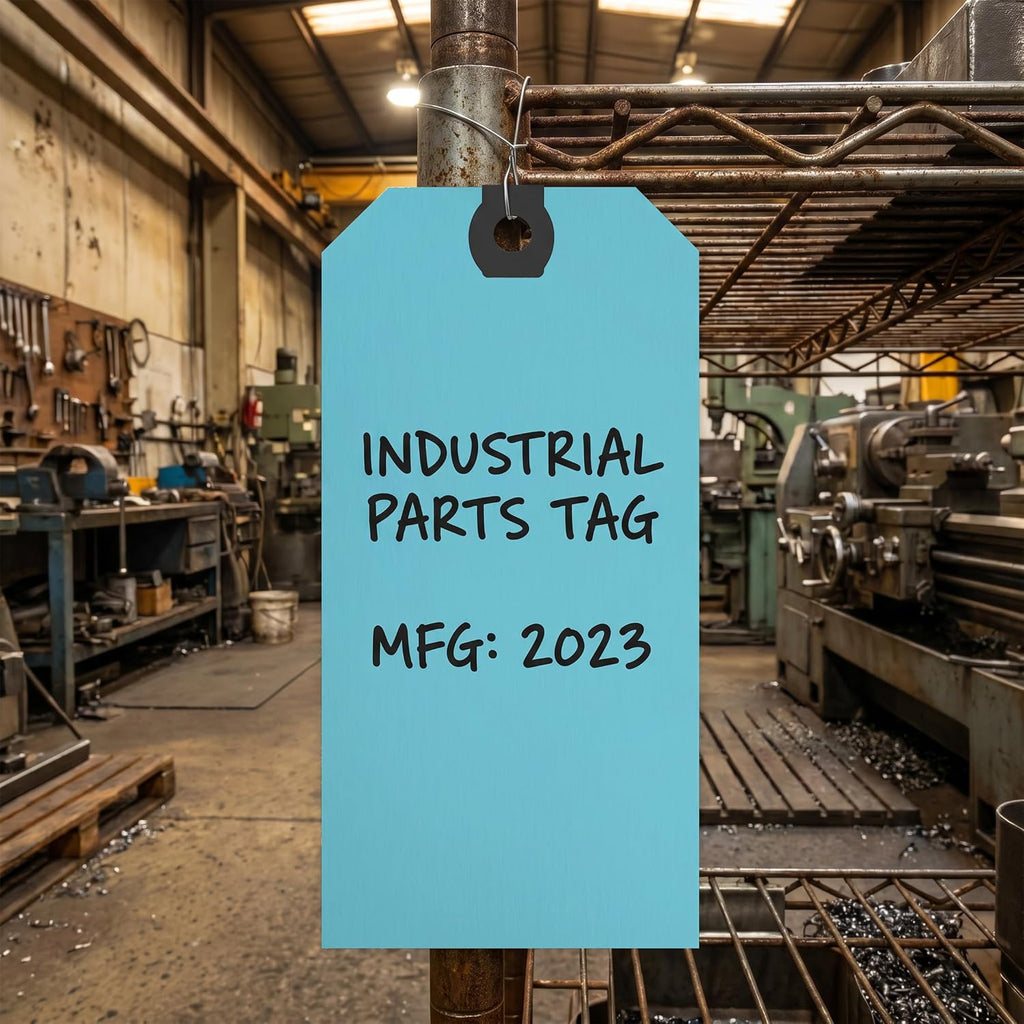 Blue Shipping Tags 6 1/4" x 3 1/8" Double Wired Tags 1000 Pack