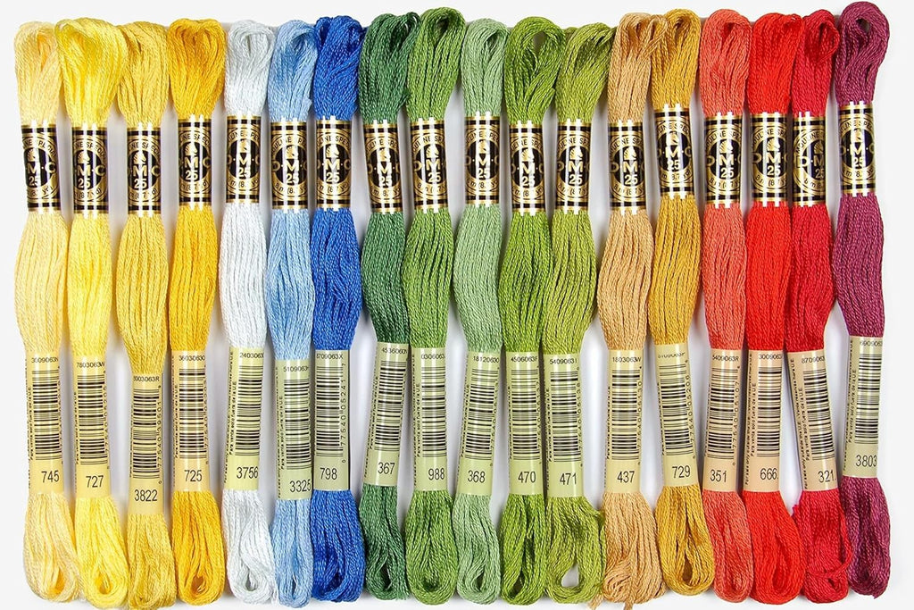 117F25HDC Embroidery Floss Pack 8.7yd, Home Decor 36/Pkg