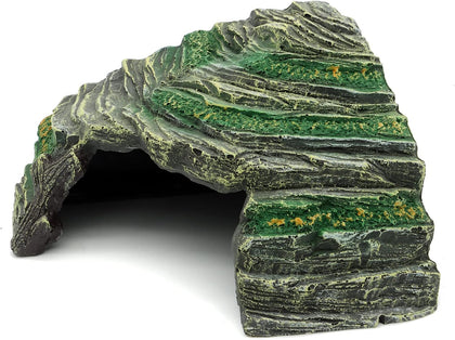 Terrarium Decor Reptile Hide Reptile Hides and Caves, Medium | Aquarium Tank Accessories Decorations