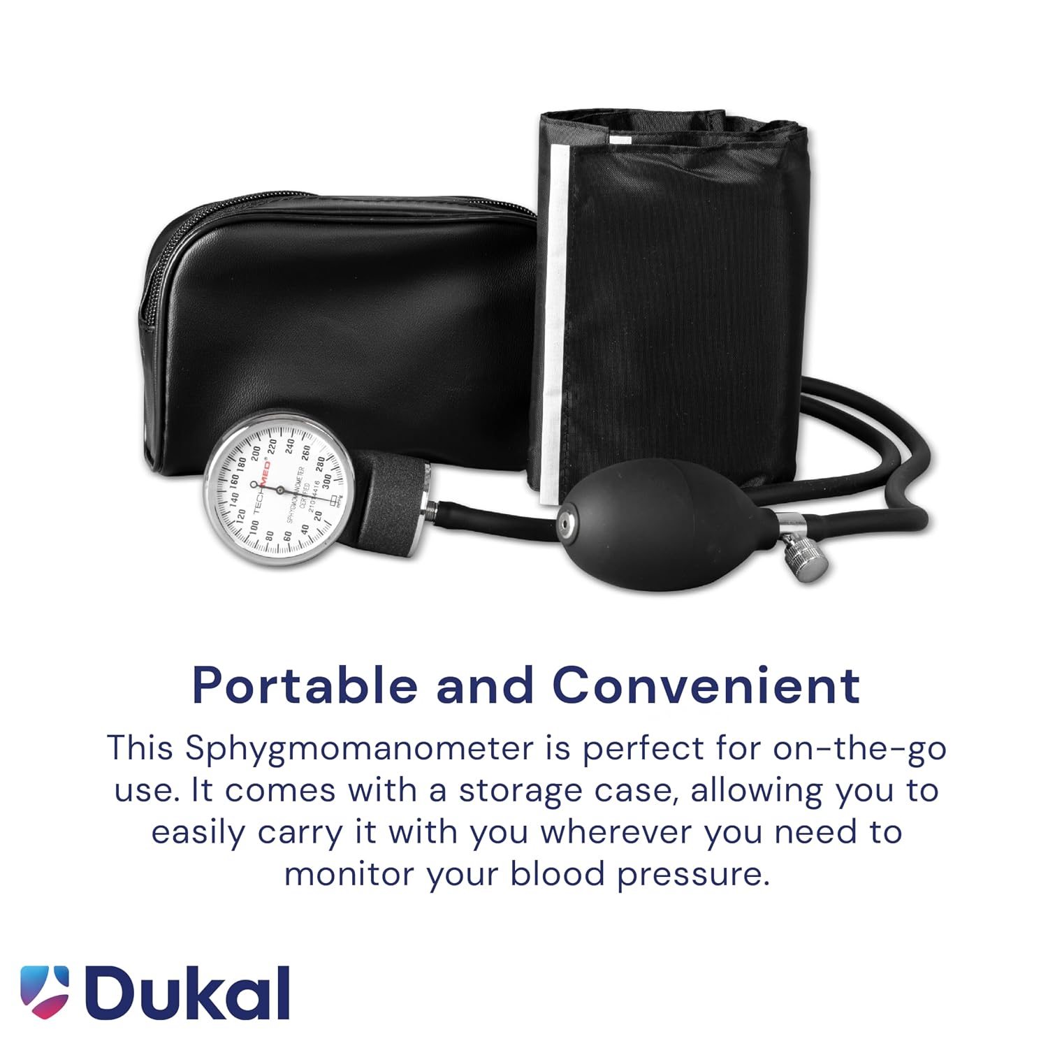 Standard Manual Blood Pressure Cuff | Precise Monitoring Blood Pressure Cuff Manual and Sphygmomanometer | Black