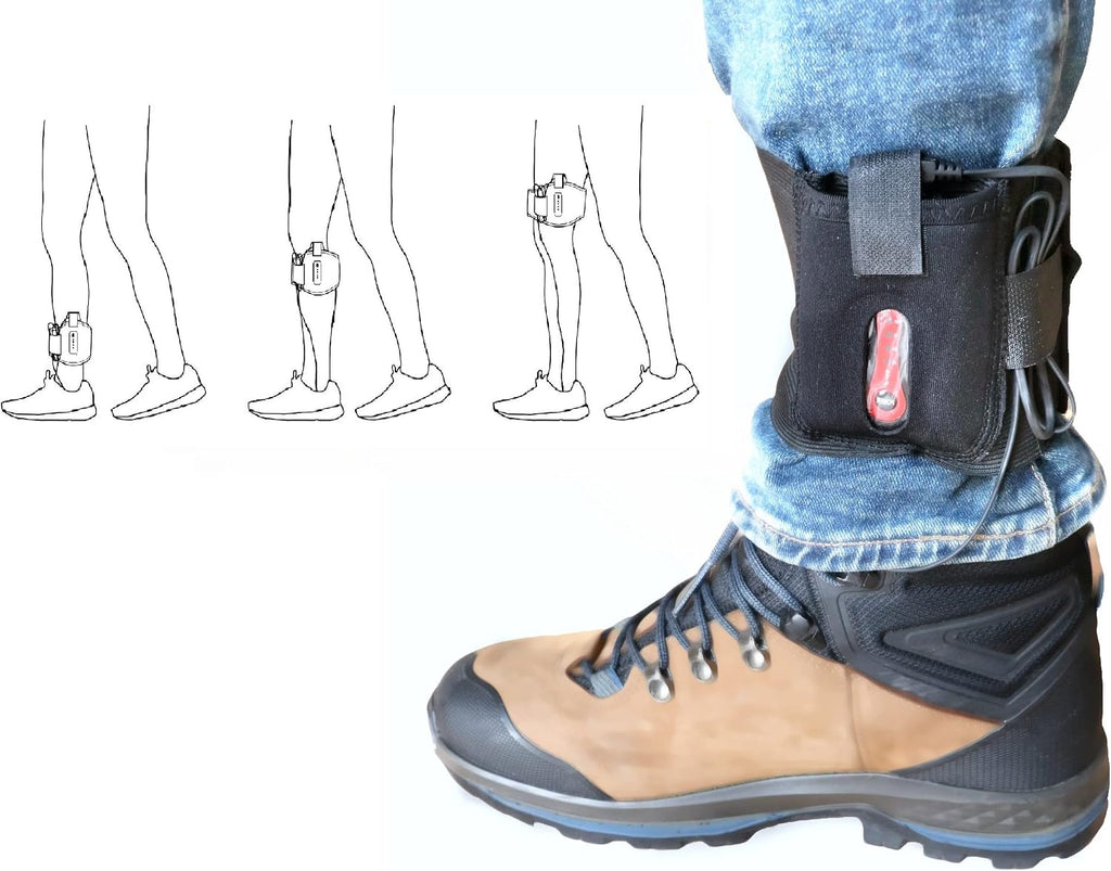 Electric Heated Insoles Foot Warmers Rechargeable Li-Ion Battery(4 Temperature Settings) Size 4.5-14, Far Infrared
