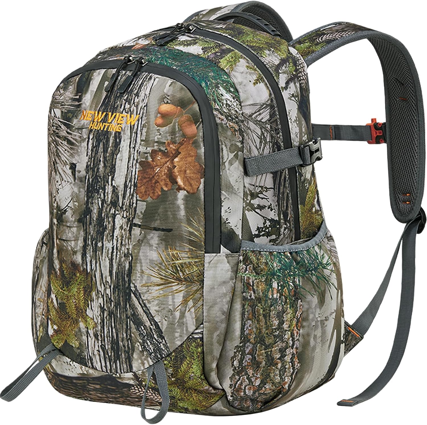 Kids Hunting Backpack 30L, Camo Day Pack for Youth Hunting, Hunting Gear for Boys Ages 7-14, Size 13x6.3x17.7 Inches