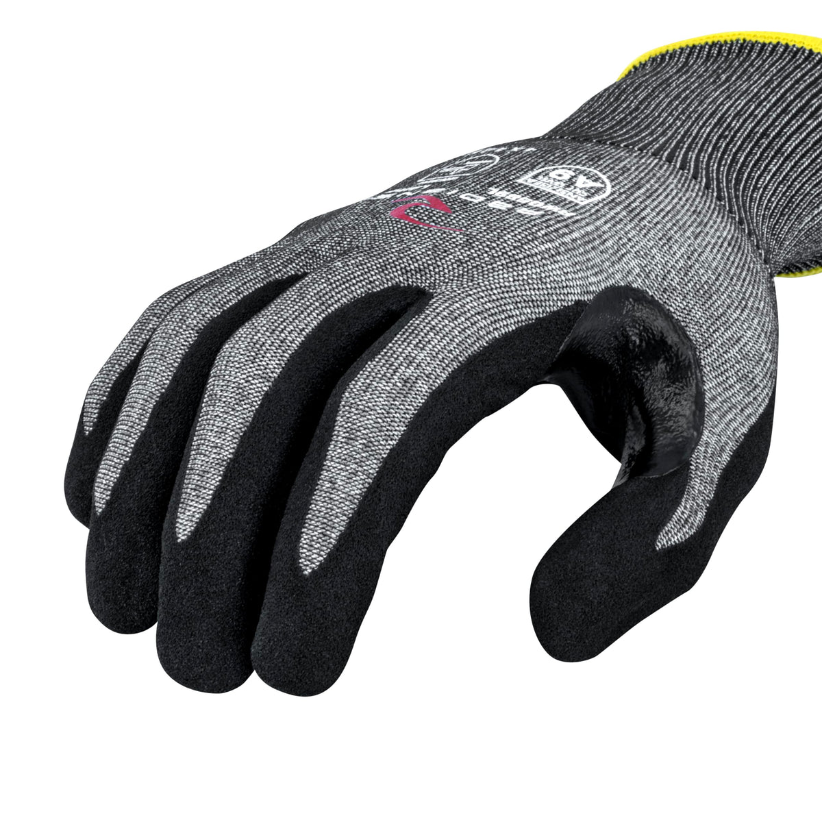Cut Resistant Work Glove Touchscreen A9 Sandy Foam Nitrile, XL