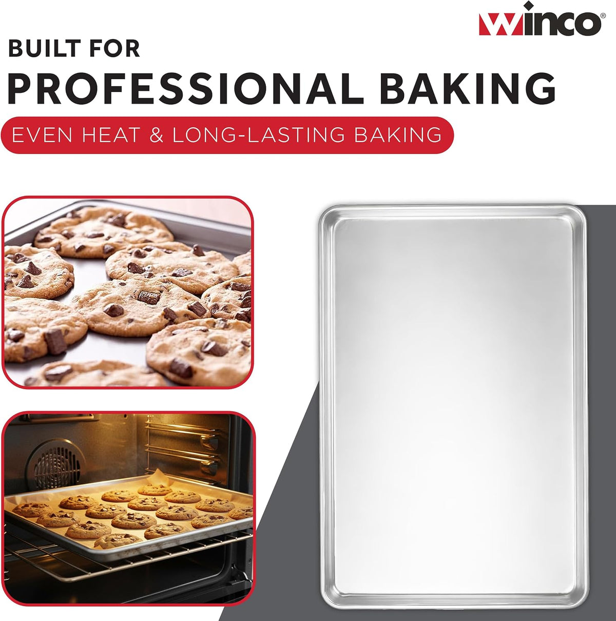 Full Size Aluminum Commercial-Grade Sheet Pan