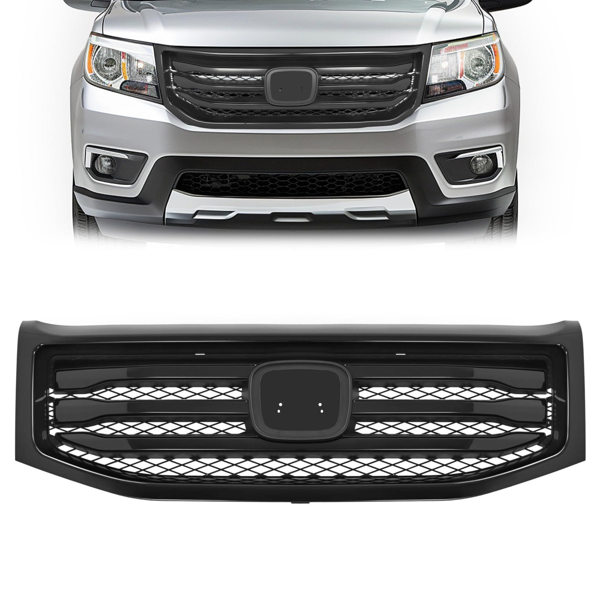 JMTAAT Grille Grill Compatible with 2012-2015 Pilot Bumper