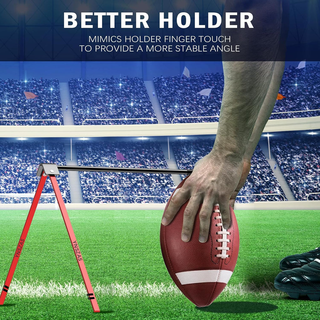 𝙉𝙀𝙒 Football Kicking Tee, Portable Field Goal Kicking Holder Stand, Kickoff Tee Compatible with All Football Sizes