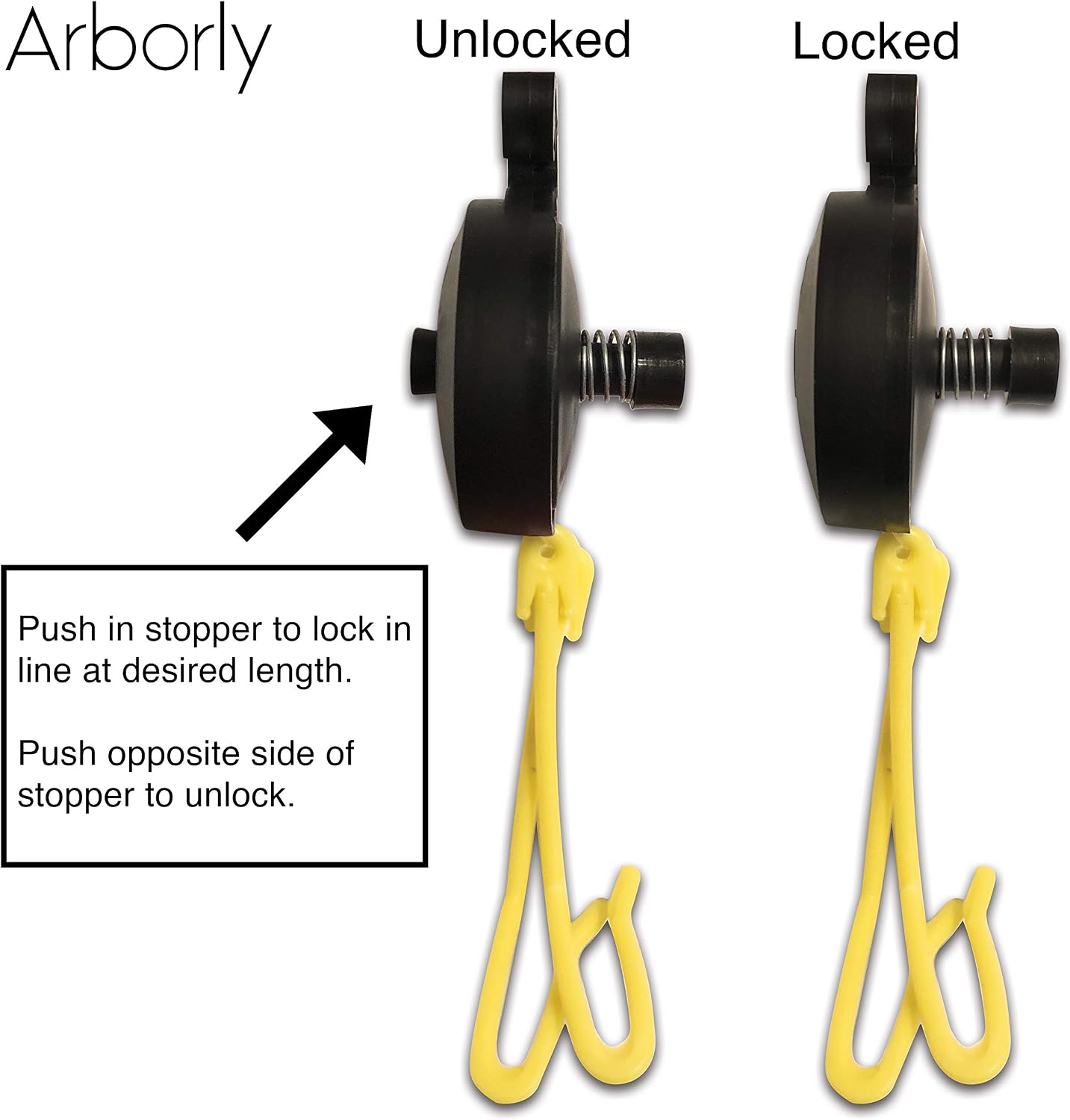 Plant Yoyo Hangers - 50 Pack - 2 Hooks - Plant Support for Stems & Branches with Heavy Buds, Colas, Flowers, Fruits &