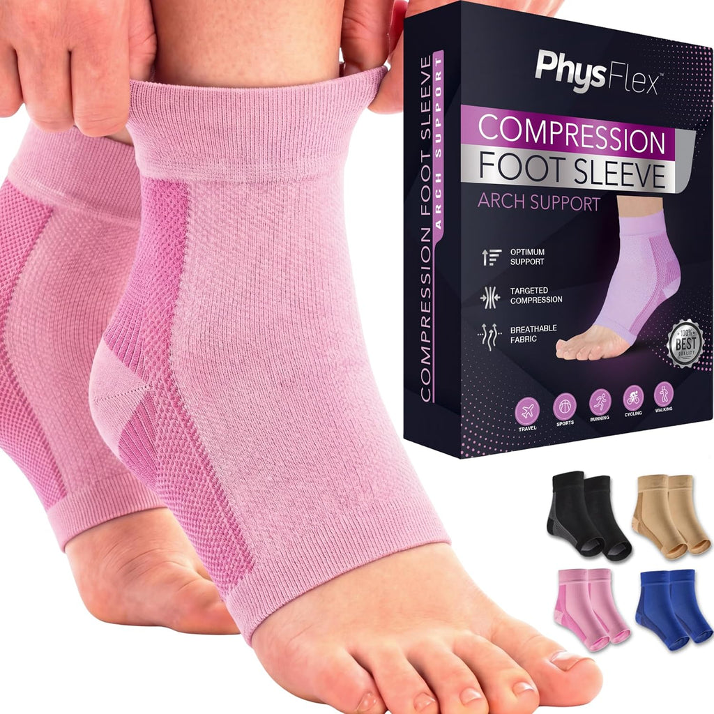 Ankle Brace Socks - Ankle Compression Sleeve - Foot Brace for Women & Men
