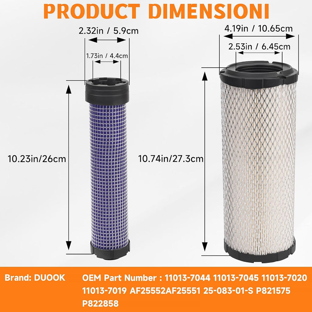 11013-7044/11013-7045 Air Filter 49065-7007Oil Filter For Kawasaki FX | For Kawasaki FX651VFX691V FX730V FX751V