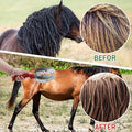6 Rings Reversible Stainless Steel Curry Comb Sided Horse Brush