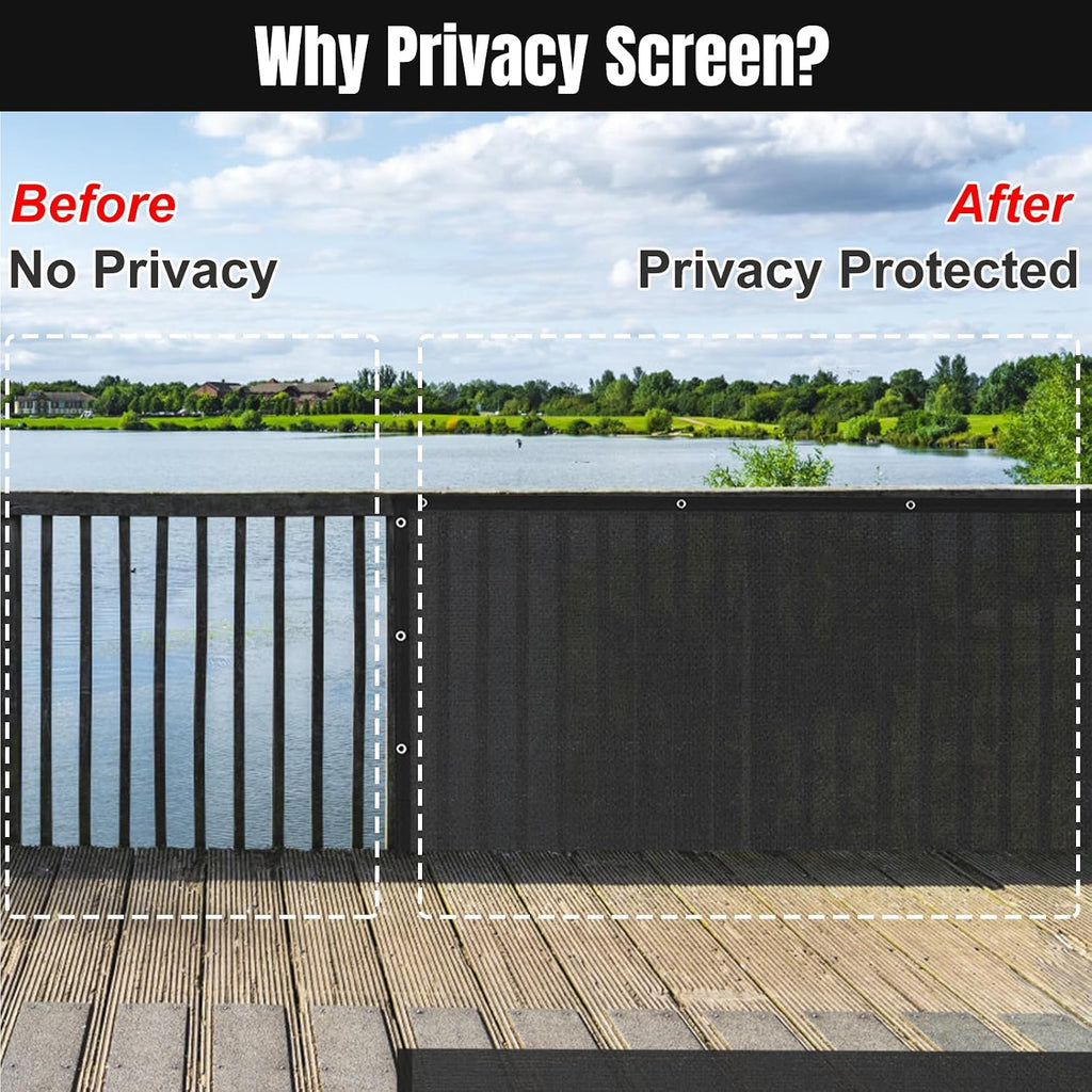 3x50ft Fence Privacy Screen Heavy Duty 150GSM Mesh Shade Cover