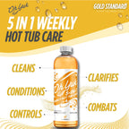 5-in-1 Weekly Hot Tub Chemicals 2 Pack, Clarifier & Conditioner