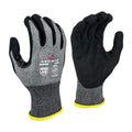 Cut Resistant Work Glove Touchscreen A9 Sandy Foam Nitrile, XL