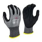 Cut Resistant Work Glove Touchscreen A9 Sandy Foam Nitrile, XL