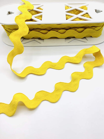 Giant Jumbo RIC Rac Trim – 1-3/8" (35mm) Wide Zig Zag Sewing Trim – Rick Rack Ribbon for Sewing, Quilting, Costumes
