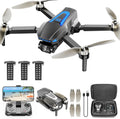 Drones with Camera for Adults 4K, Beginner FPV Drone, 3 Batteries | Brushless Motor, Under 249g, 45 Mins Flight Time