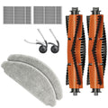 Mop, Filter, Roller Brushes, Side Brushes, Compatible with D17S MAX Self-Emptying Robot Vacuum and Mop, Replacement Accessories