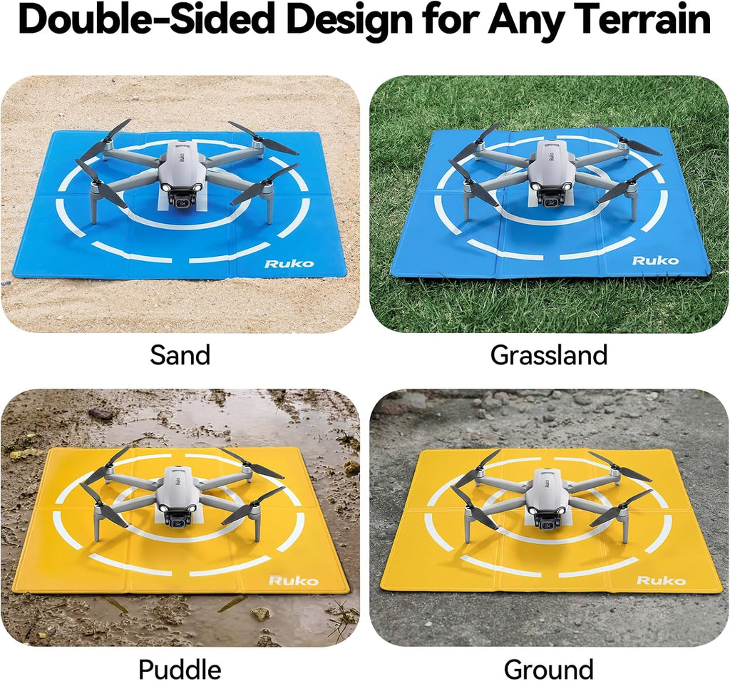 H002 Drone Landing Pad, Weighted Foldable Design for Outdoor Flying | Helipad for F11PRO 2 Plus ,F11PRO 2,U11MINI 4K