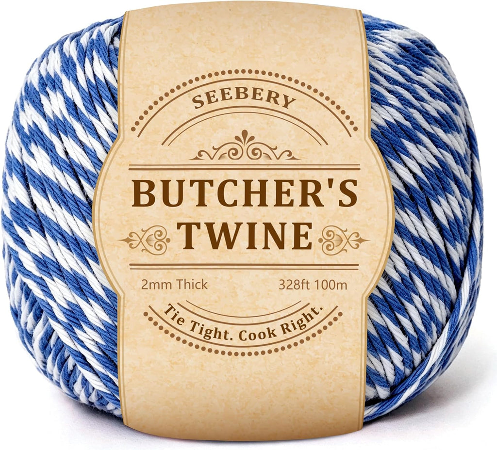 Cotton Bakers Twine, Cotton Twine String for Gift Wrapping, Baking & Crafts