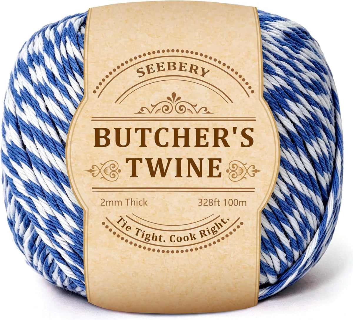 Cotton Bakers Twine, Cotton Twine String for Gift Wrapping, Baking & Crafts