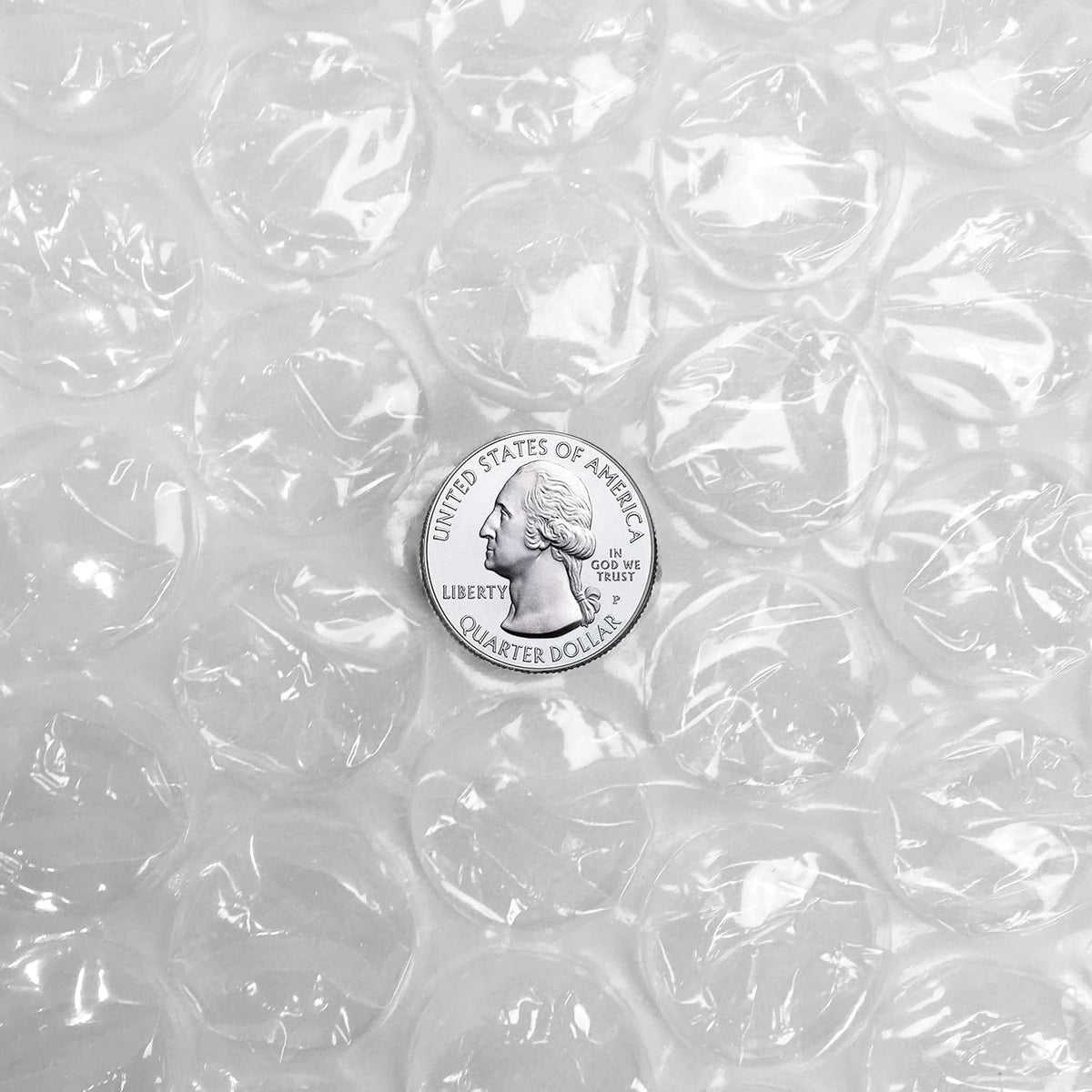 Perforated Bubble Cushioning Wrap - Medium 5/16", 24-Inch x 100-Foot Long Roll, Clear