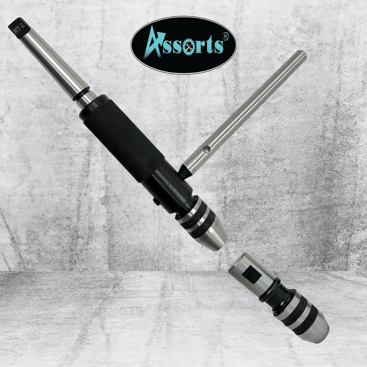 Threading & Tapping attachment-lathe tailstock die holder set (MT2)