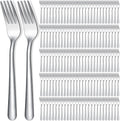 300 Pcs Stainless Steel Dinner Forks Set 8 Inch Bulk Metal Forks