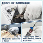 3.5 oz Washing Machine Damping Grease & Foam Insert Kit