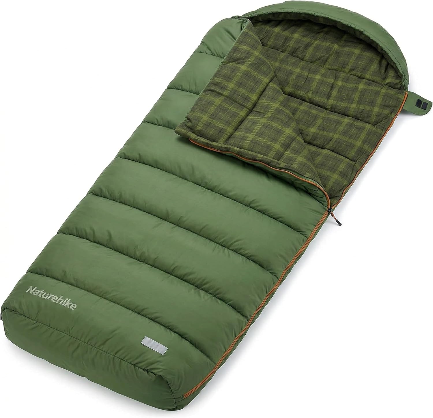 Big & Tall Flannel Sleeping Bag for Adults, XXL Sleeping Bag for All Seasons, Machine Washable Sleeping Bags for