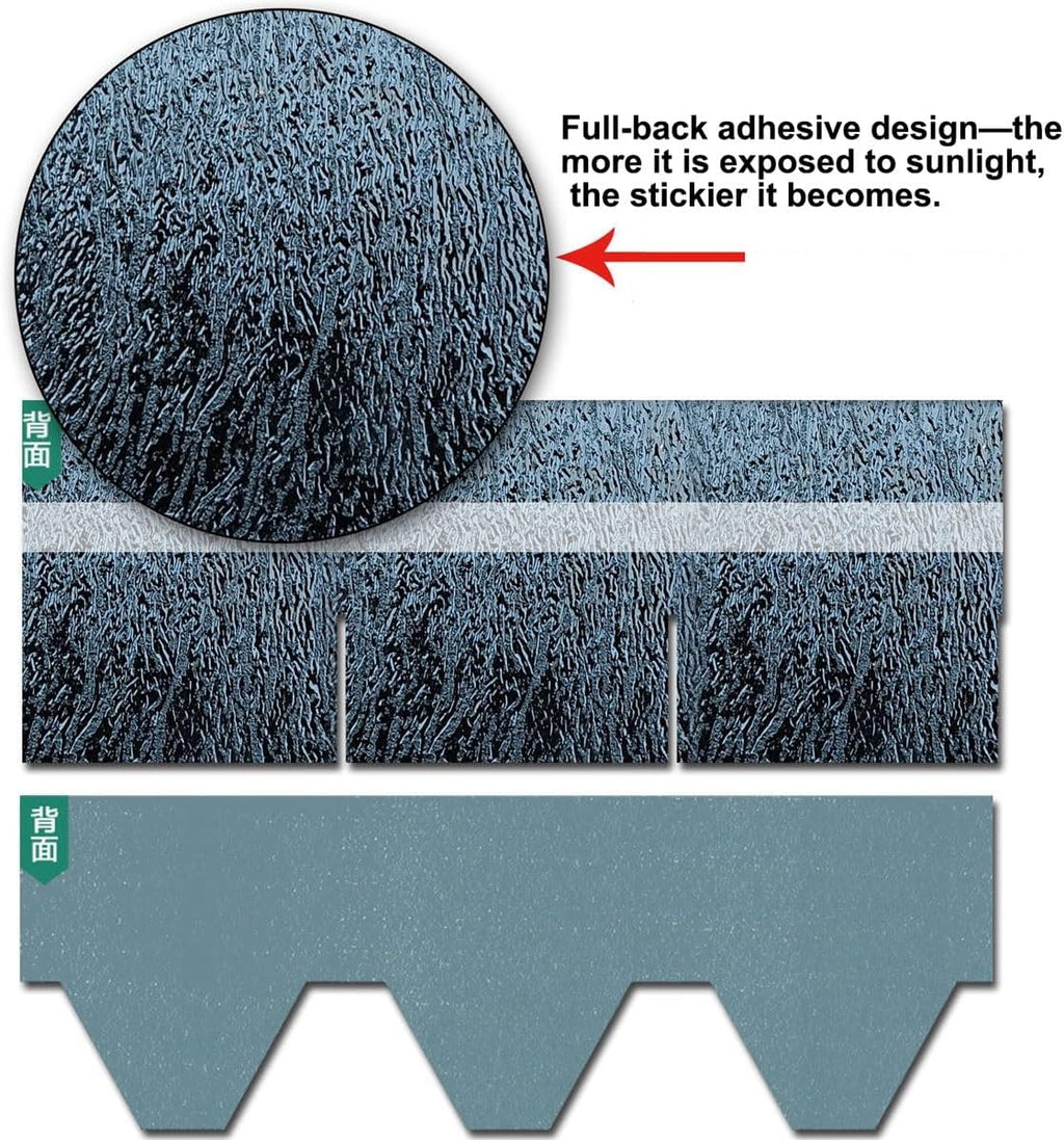 21 Asphalt Shingles, Insulating, and Waterproof Roofing Felt Tiles, Roofing Shingles for Roof House Repair Tiles Shed