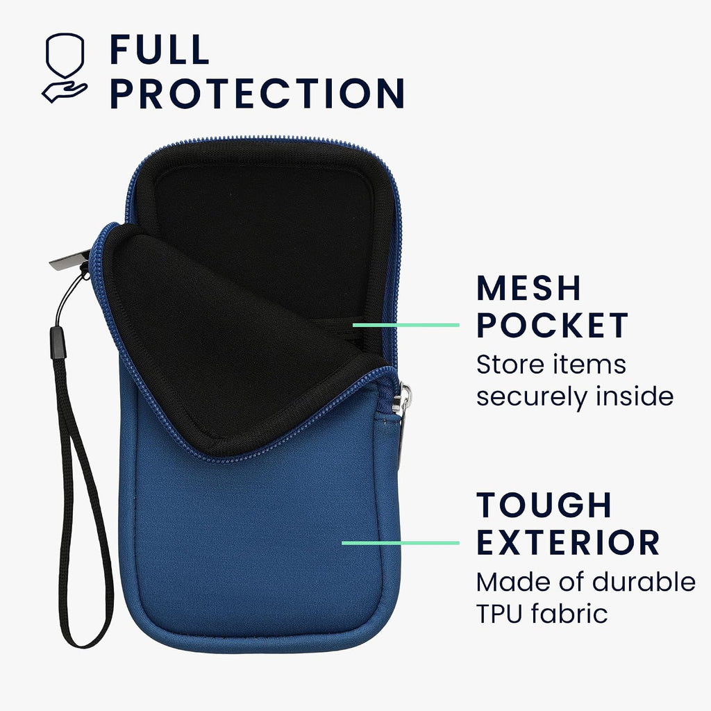 Universal Phone Pouch Size XXL - 7" - Neoprene Smartphone Pouch with Zip - Water-Repellent Mobile Phone Case - Sleeve