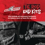All Balls 51-1007 Tie Rod End Kit Compatible with/Replacement for Yamaha
