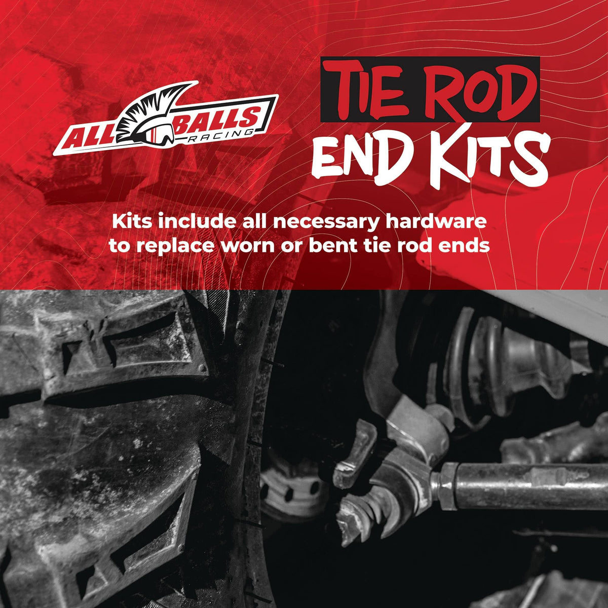 All Balls 51-1007 Tie Rod End Kit Compatible with/Replacement for Yamaha