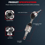 CV Axle 66-2191 for Ford Lobo/Expedition/F-150 2007-2015 Front Left