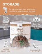 Simple Kitchen Seasoned Ground Beef Crumbles, 22 Servings – Freeze-Dried Meat for Emergency Food Supply, Long-Term