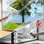 Window Vacuum Squeegee, 1.06lb 2000Pa Electric Window Cleaner Tool