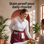 Server Waist Aprons 4 Pack with 3 Pockets 100% Polyester