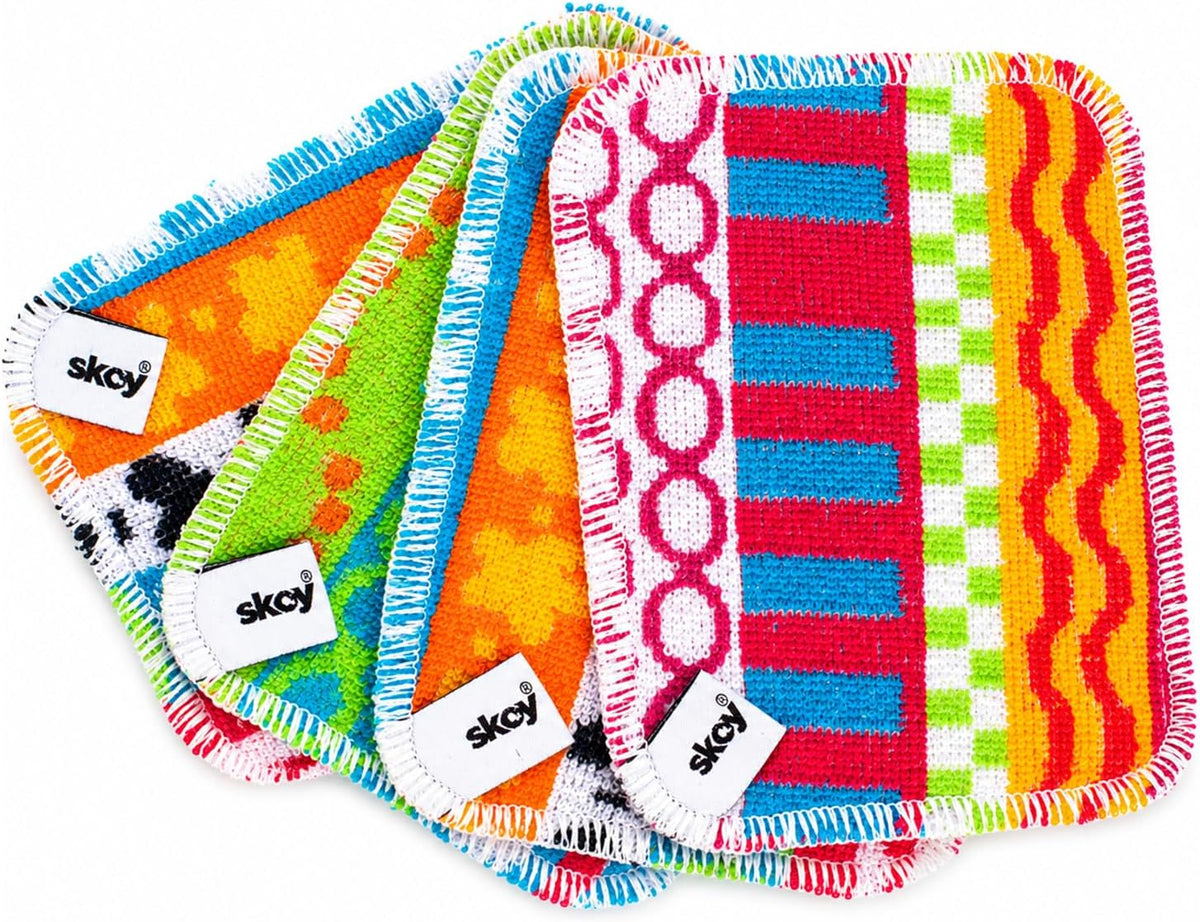 Scrub, 4-Pack Reusable, Non-Scratching Dish Scrubber for Kitchen and Household Cleaning, Planet-Friendly, Dishwasher